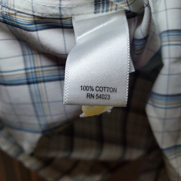 Banana Republic Men's Medium Non-Iron Classic Fit Shirt Long Sleeve 100% Cotton  - Picture 9 of 10